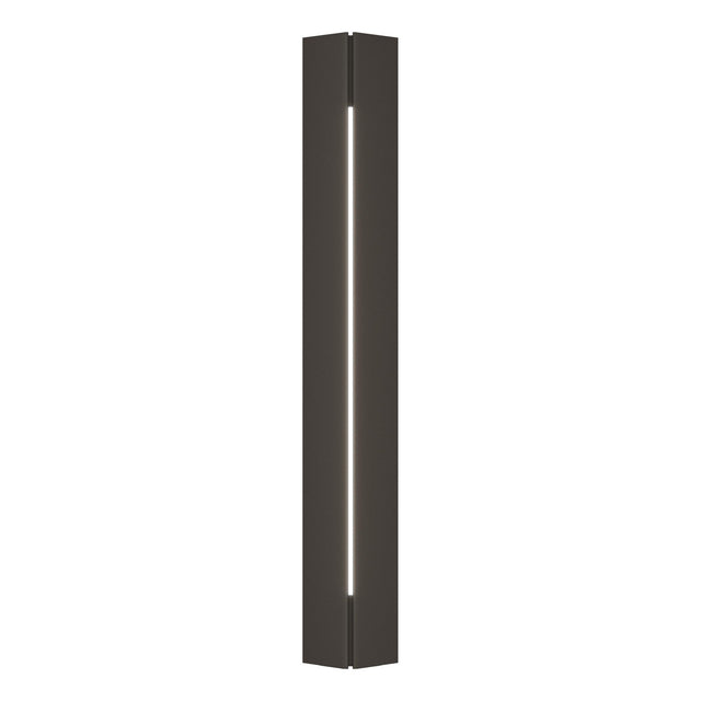 Hubbardton Forge 2024 Coastal Dark Smoke White Acrylic (ZZ) Gallery Outdoor Sconce