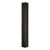 Hubbardton Forge 2024 Coastal Dark Smoke White Acrylic (ZZ) Gallery Outdoor Sconce