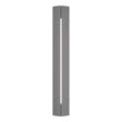 Hubbardton Forge 2024 Coastal Burnished Steel White Acrylic (ZZ) Gallery Outdoor Sconce