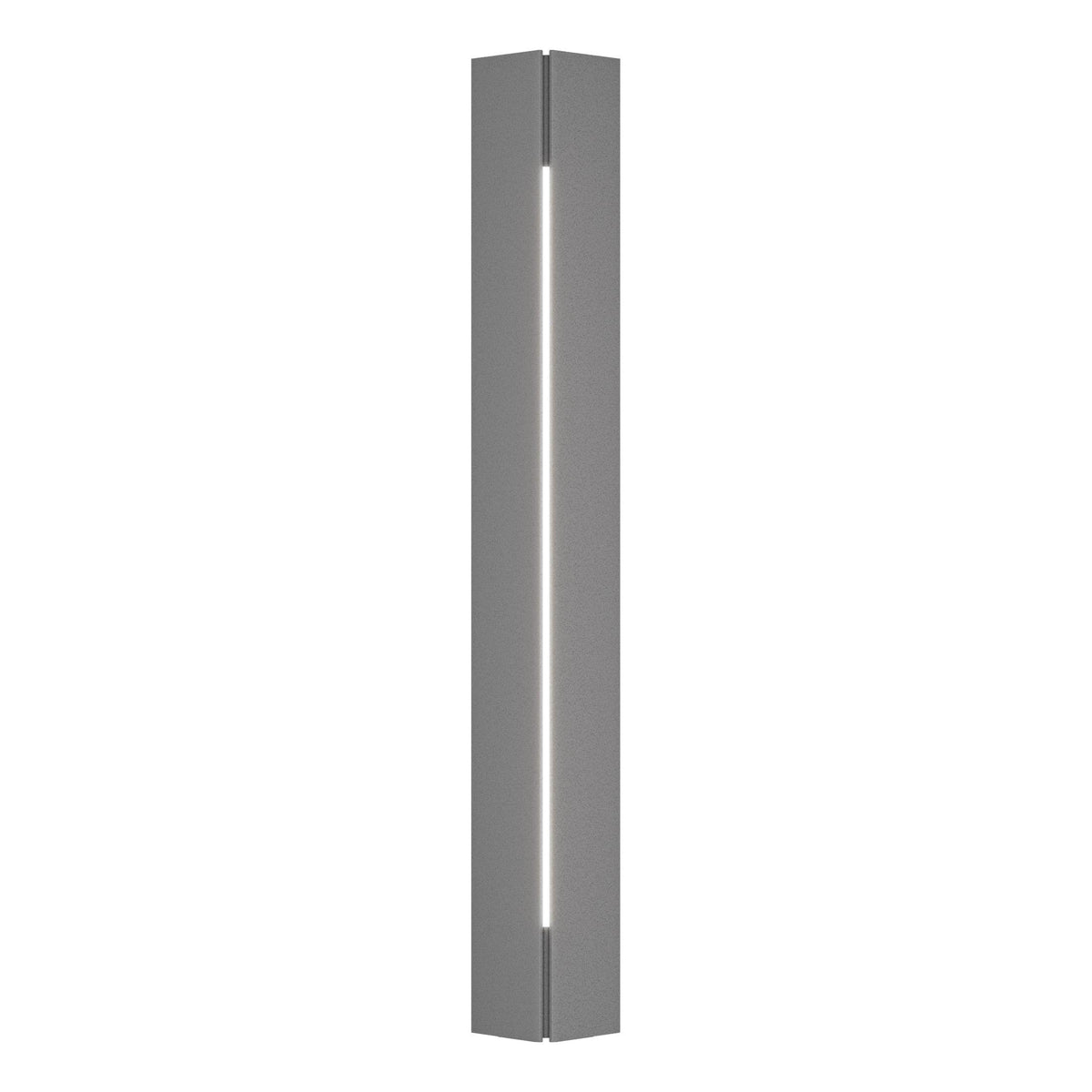 Hubbardton Forge 2024 Coastal Burnished Steel White Acrylic (ZZ) Gallery Outdoor Sconce