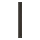 Hubbardton Forge 2024 Oil Rubbed Bronze White Acrylic (ZZ) Gallery Large Outdoor Sconce
