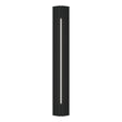 Hubbardton Forge 2024 Coastal Black White Acrylic (ZZ) Gallery Outdoor Sconce
