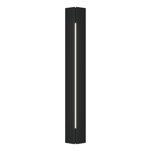 Hubbardton Forge 2024 Coastal Black White Acrylic (ZZ) Gallery Outdoor Sconce
