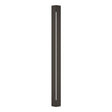 Hubbardton Forge 2024 Coastal Dark Smoke White Acrylic (ZZ) Gallery Large Outdoor Sconce