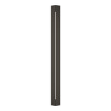 Hubbardton Forge 2024 Coastal Dark Smoke White Acrylic (ZZ) Gallery Large Outdoor Sconce