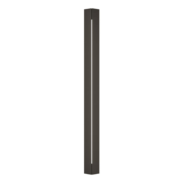 Hubbardton Forge 2024 Coastal Dark Smoke White Acrylic (ZZ) Gallery Large Outdoor Sconce
