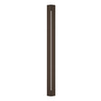 Hubbardton Forge 2024 Coastal Bronze White Acrylic (ZZ) Gallery Large Outdoor Sconce