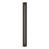 Hubbardton Forge 2024 Coastal Bronze White Acrylic (ZZ) Gallery Large Outdoor Sconce