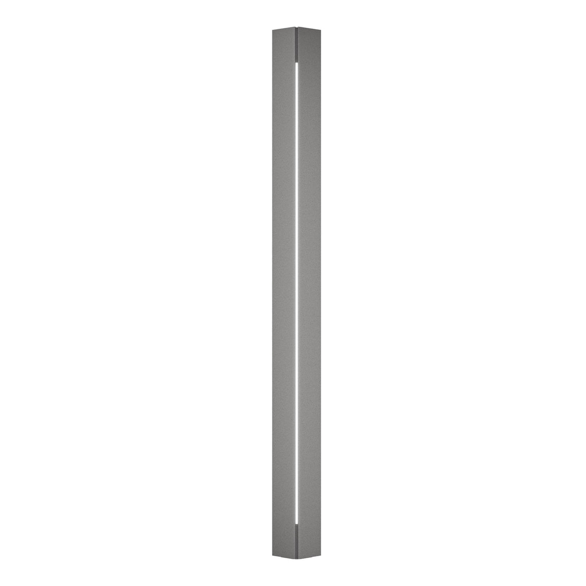 Hubbardton Forge 2024 Coastal Burnished Steel White Acrylic (ZZ) Gallery Large Outdoor Sconce