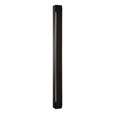 Hubbardton Forge 2024 Coastal Black White Acrylic (ZZ) Gallery Large Outdoor Sconce