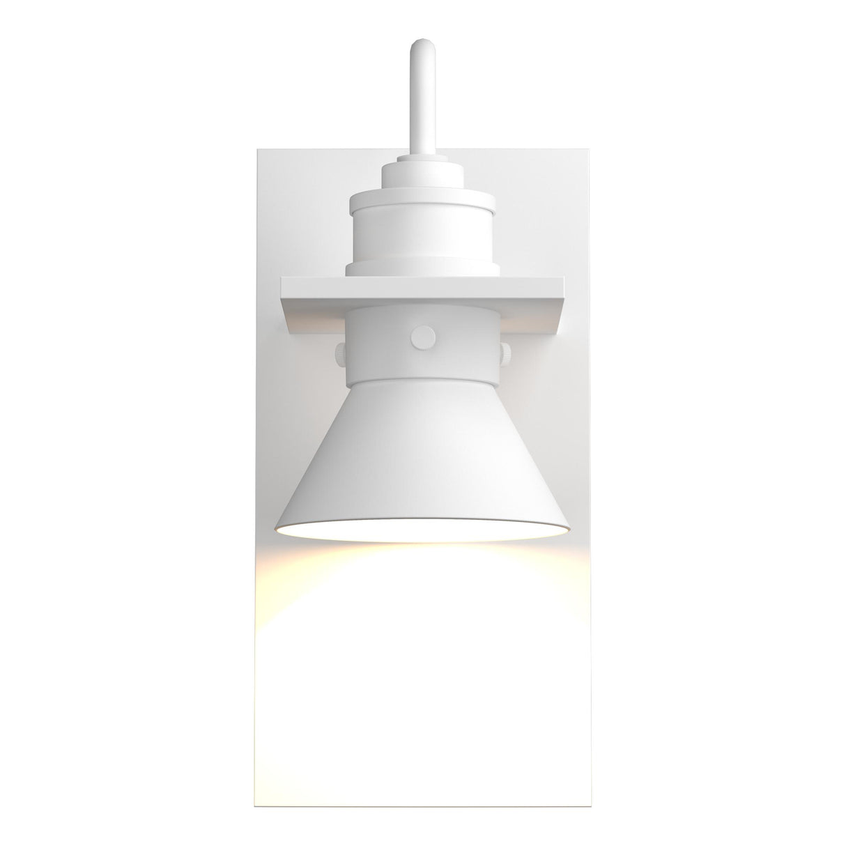 Hubbardton Forge 2019 Coastal White Coastal White Erlenmeyer Dark Sky Friendly Outdoor Sconce