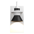 Hubbardton Forge 2019 Coastal White Coastal Black Erlenmeyer Dark Sky Friendly Outdoor Sconce