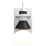 Hubbardton Forge 2019 Coastal White Coastal Black Erlenmeyer Dark Sky Friendly Outdoor Sconce