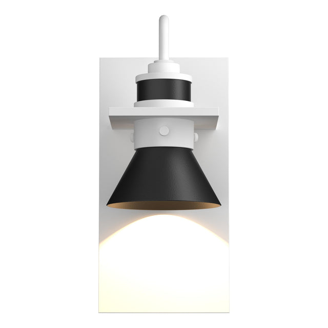 Hubbardton Forge 2019 Coastal White Coastal Black Erlenmeyer Dark Sky Friendly Outdoor Sconce