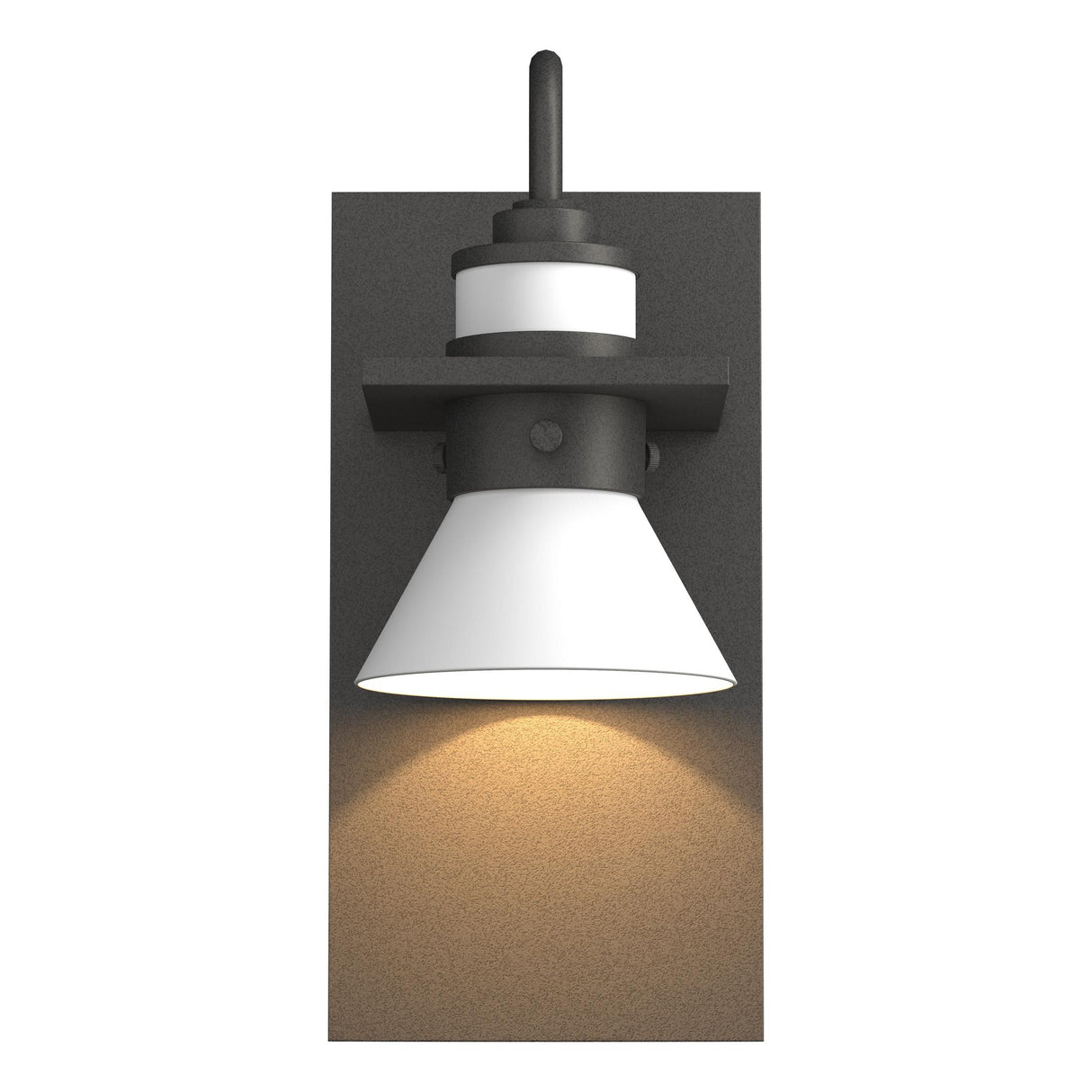 Hubbardton Forge 2019 Coastal Natural Iron Coastal White Erlenmeyer Dark Sky Friendly Outdoor Sconce