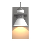 Hubbardton Forge 2019 Coastal Burnished Steel Coastal White Erlenmeyer Dark Sky Friendly Outdoor Sconce