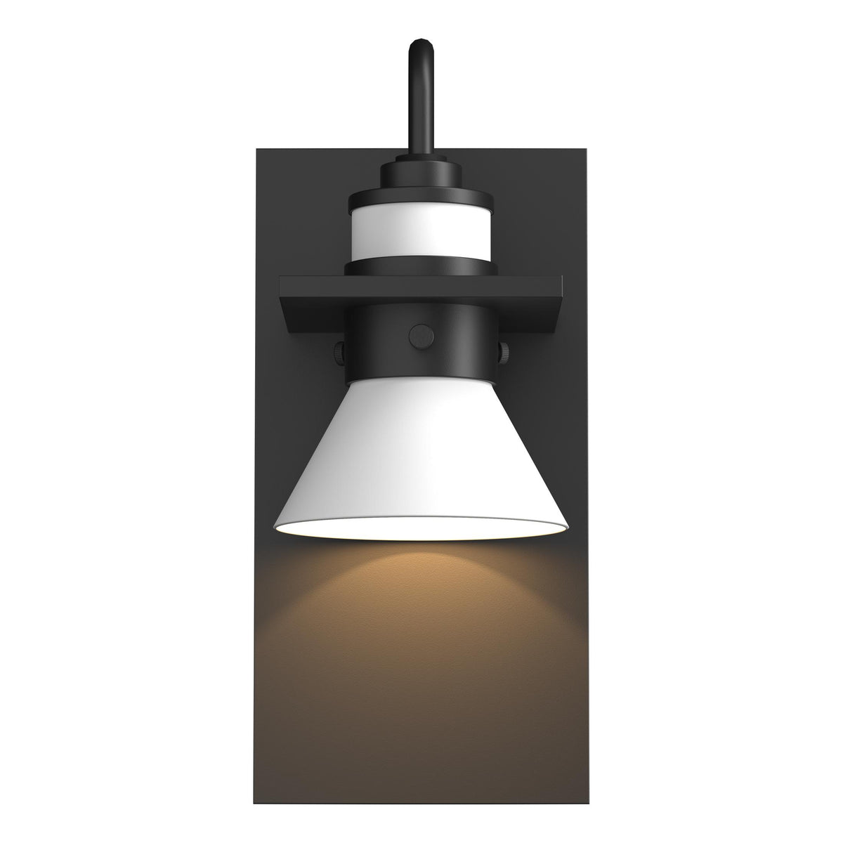 Hubbardton Forge 2019 Coastal Black Coastal White Erlenmeyer Dark Sky Friendly Outdoor Sconce