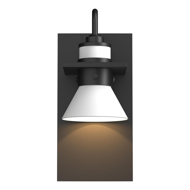 Hubbardton Forge 2019 Coastal Black Coastal White Erlenmeyer Dark Sky Friendly Outdoor Sconce