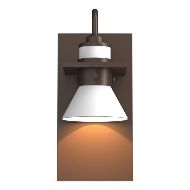 Hubbardton Forge 2019 Coastal Bronze Coastal White Erlenmeyer Dark Sky Friendly Outdoor Sconce