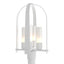 Hubbardton Forge 2024 Coastal White Opal Glass (GG) Triomphe Post Light