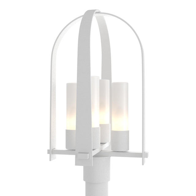 Hubbardton Forge 2024 Coastal White Opal Glass (GG) Triomphe Post Light