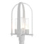 Hubbardton Forge 2024 Coastal White Seeded Clear Glass (II) Triomphe Post Light