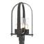 Hubbardton Forge 2024 Oil Rubbed Bronze Seeded Clear Glass (II) Triomphe Post Light