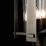Hubbardton Forge 2024 Oil Rubbed Bronze Seeded Clear Glass (II) Triomphe Post Light