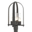 Hubbardton Forge 2024 Natural Iron Seeded Clear Glass (II) Triomphe Post Light