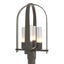 Hubbardton Forge 2024 Coastal Dark Smoke Opal Glass (GG) Triomphe Post Light