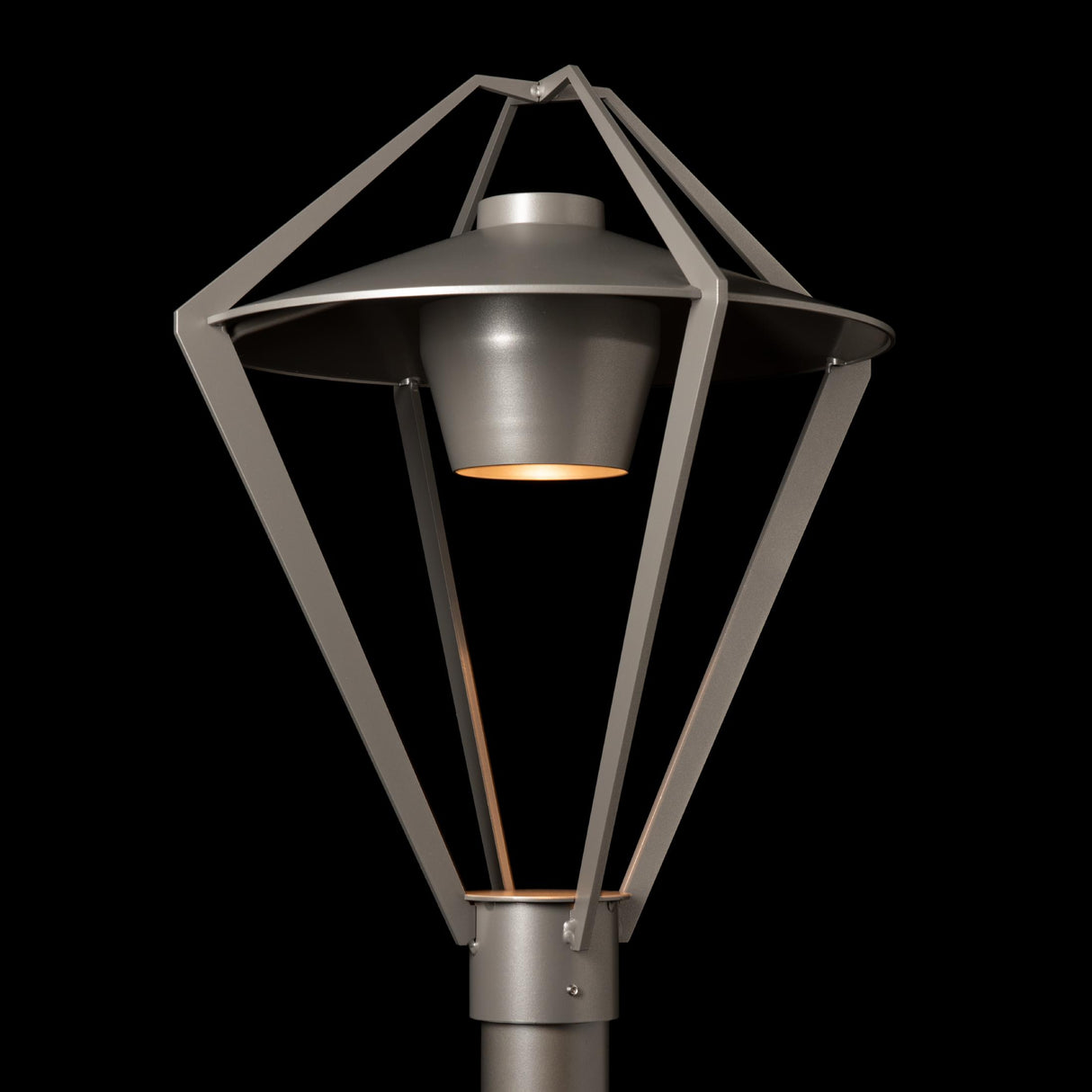 Hubbardton Forge 2025 Coastal Burnished Steel Coastal Burnished Steel Stellar Dark Sky Friendly Post Light