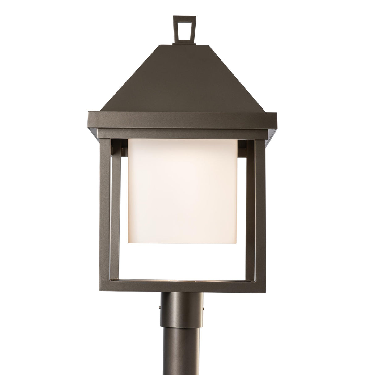 Hubbardton Forge 2025 Coastal Dark Smoke Opal Glass (GG) Dorset Dark Sky Friendly Post Light