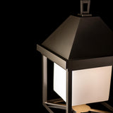Hubbardton Forge 2025 Coastal Dark Smoke Opal Glass (GG) Dorset Dark Sky Friendly Post Light