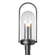 Hubbardton Forge 2025 Coastal Oil Rubbed Bronze Seeded Clear Glass (II) Davis Post Light