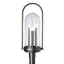 Hubbardton Forge 2025 Coastal Oil Rubbed Bronze Seeded Clear Glass (II) Davis Post Light