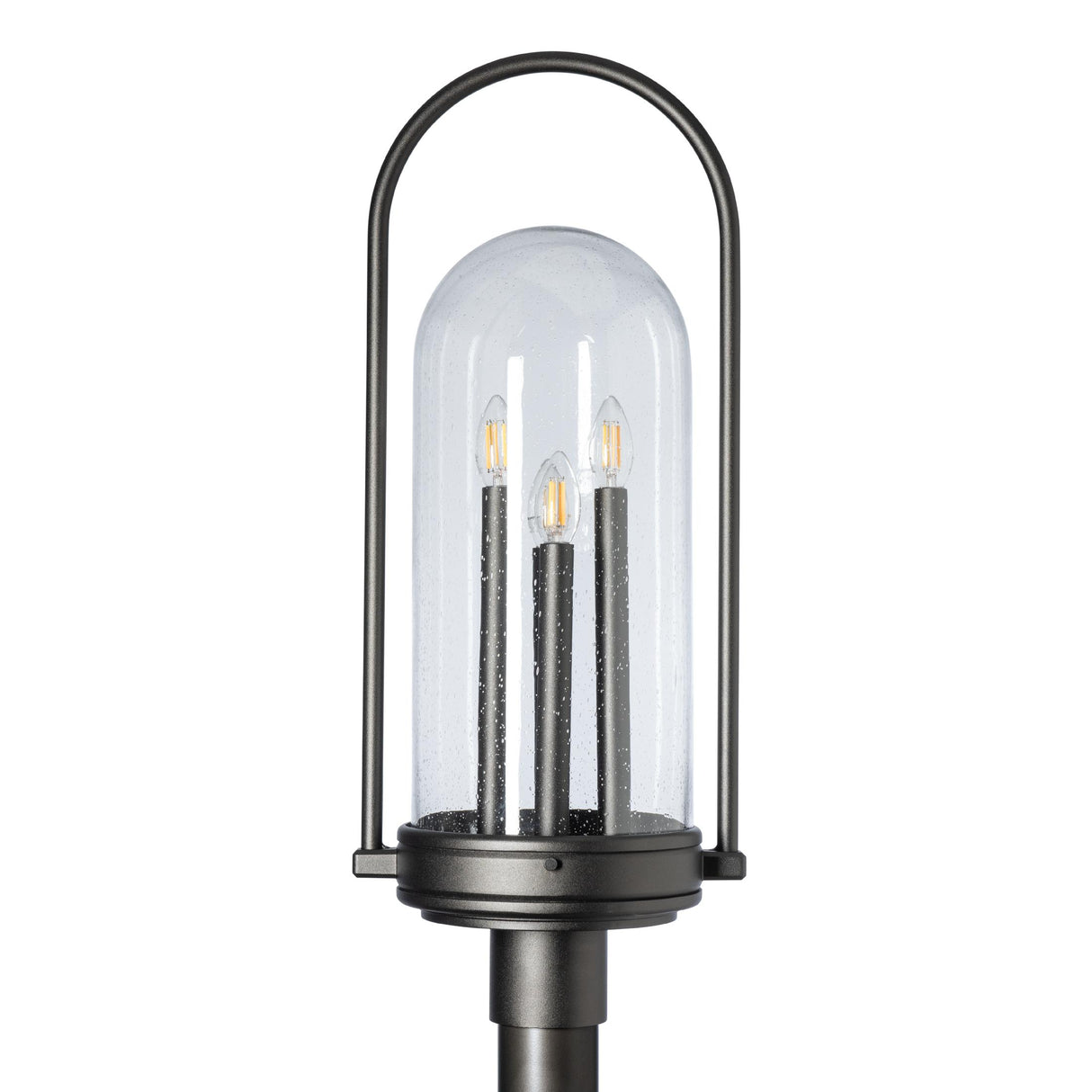 Hubbardton Forge 2025 Coastal Oil Rubbed Bronze Seeded Clear Glass (II) Davis Post Light