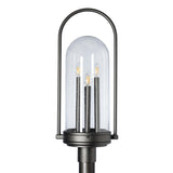 Hubbardton Forge 2025 Coastal Oil Rubbed Bronze Seeded Clear Glass (II) Davis Post Light
