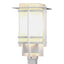 Hubbardton Forge 2007 Coastal White Opal Glass (GG) Tourou Outdoor Post Light