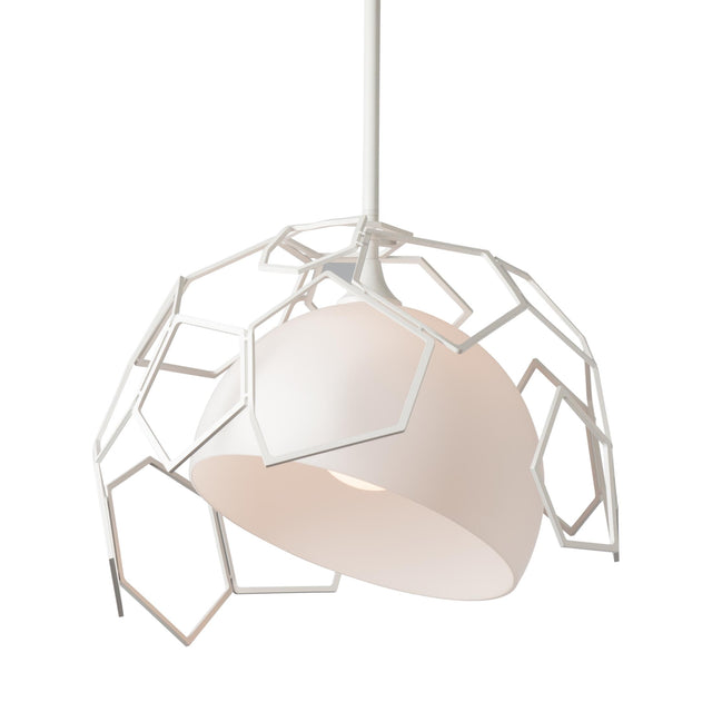 Hubbardton Forge 2016 Coastal White Opal Glass (GG) Multi Umbra Outdoor Pendant