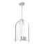 Hubbardton Forge 2023 Coastal White Opal Glass (GG) Multi Triomphe Outdoor Lantern