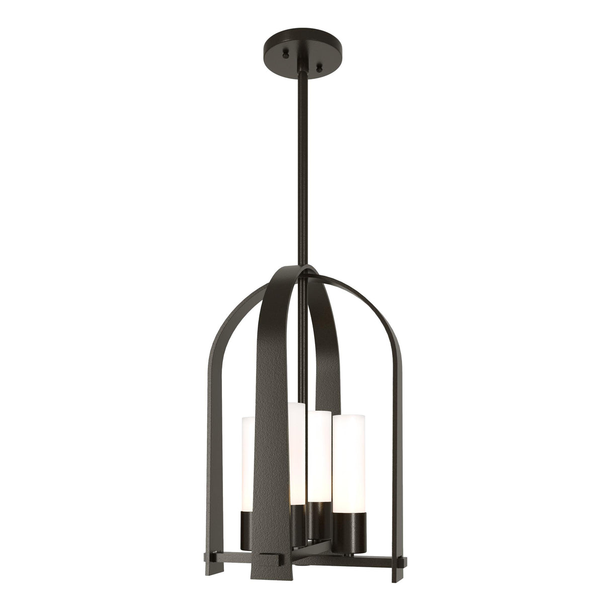 Hubbardton Forge 2023 Oil Rubbed Bronze Opal Glass (GG) Multi Triomphe Outdoor Lantern