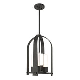 Hubbardton Forge 2023 Natural Iron Opal Glass (GG) Multi Triomphe Outdoor Lantern