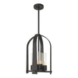 Hubbardton Forge 2023 Natural Iron Seeded Clear Glass (II) Multi Triomphe Outdoor Lantern