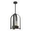 Hubbardton Forge 2023 Natural Iron Seeded Clear Glass (II) Multi Triomphe Outdoor Lantern