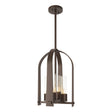 Hubbardton Forge 2023 Coastal Bronze Seeded Clear Glass (II) Multi Triomphe Outdoor Lantern