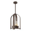 Hubbardton Forge 2023 Coastal Bronze Seeded Clear Glass (II) Multi Triomphe Outdoor Lantern