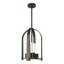 Hubbardton Forge 2023 Coastal Dark Smoke Opal Glass (GG) Multi Triomphe Outdoor Lantern