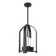Hubbardton Forge 2023 Coastal Black Opal Glass (GG) Multi Triomphe Outdoor Lantern