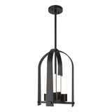 Hubbardton Forge 2023 Coastal Black Opal Glass (GG) Multi Triomphe Outdoor Lantern