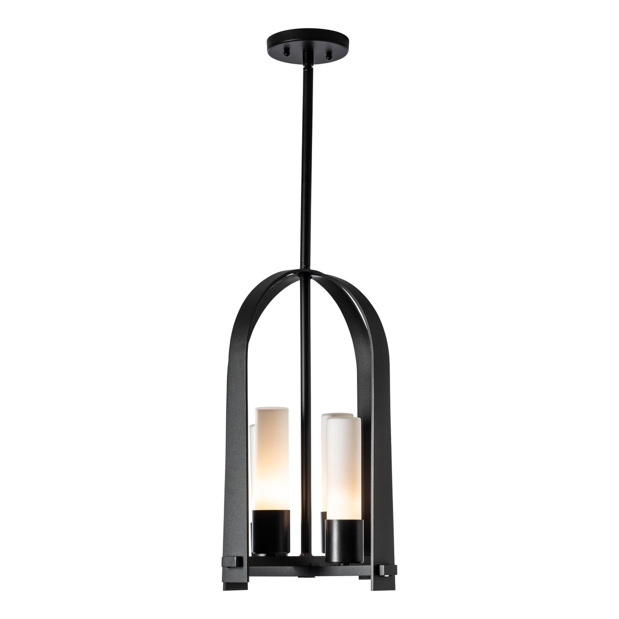 Hubbardton Forge 2023 Coastal Black Opal Glass (GG) Multi Triomphe Outdoor Lantern